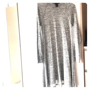 Grey mid length dress